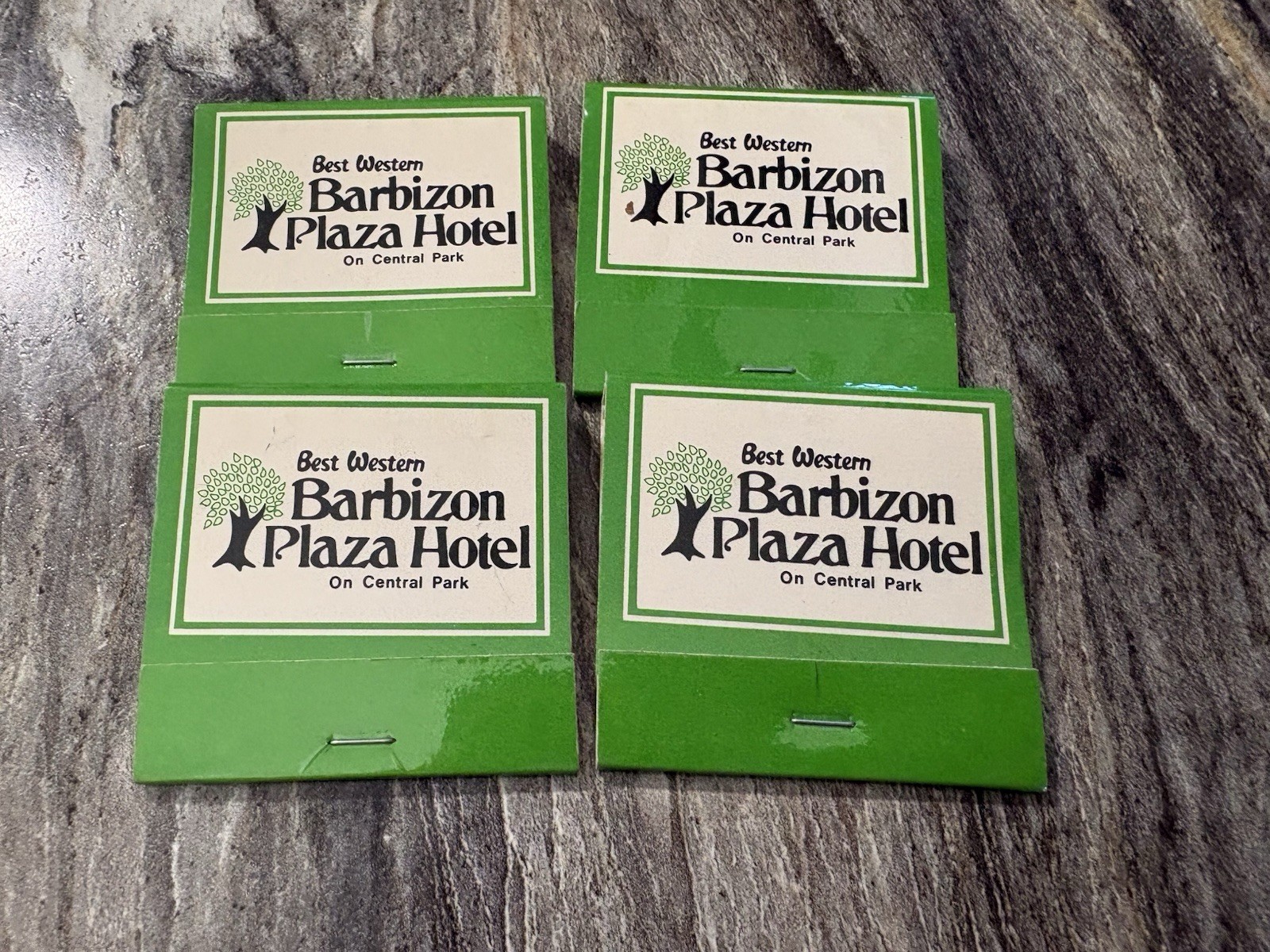 Vintage Barbizon Plaza Hotel Matchbooks Lot 4 Best Western NYC Central Park