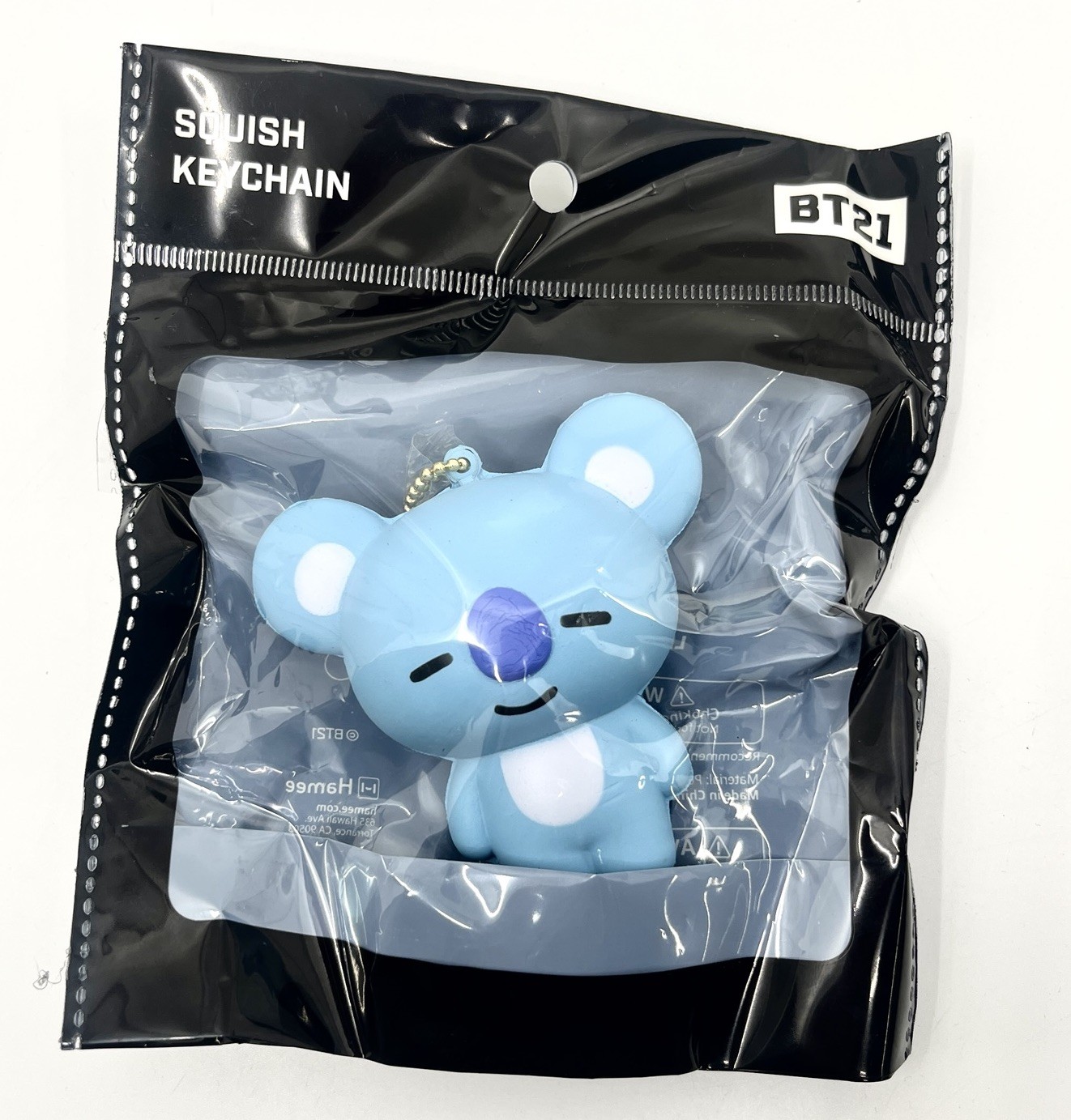 BT21 KOYA BTS LINE FRIENDS Hamee Full Body Squishy Keychain Sealed New