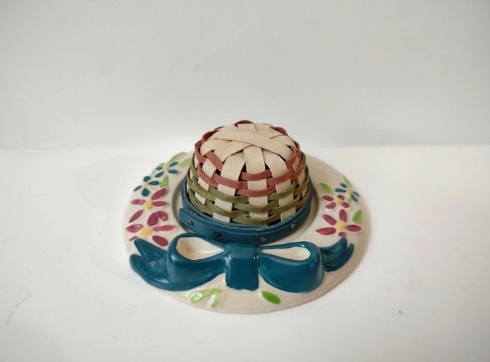 Longaberger 2013 Collectors Club Miniature Spring Bonnet Basket Set