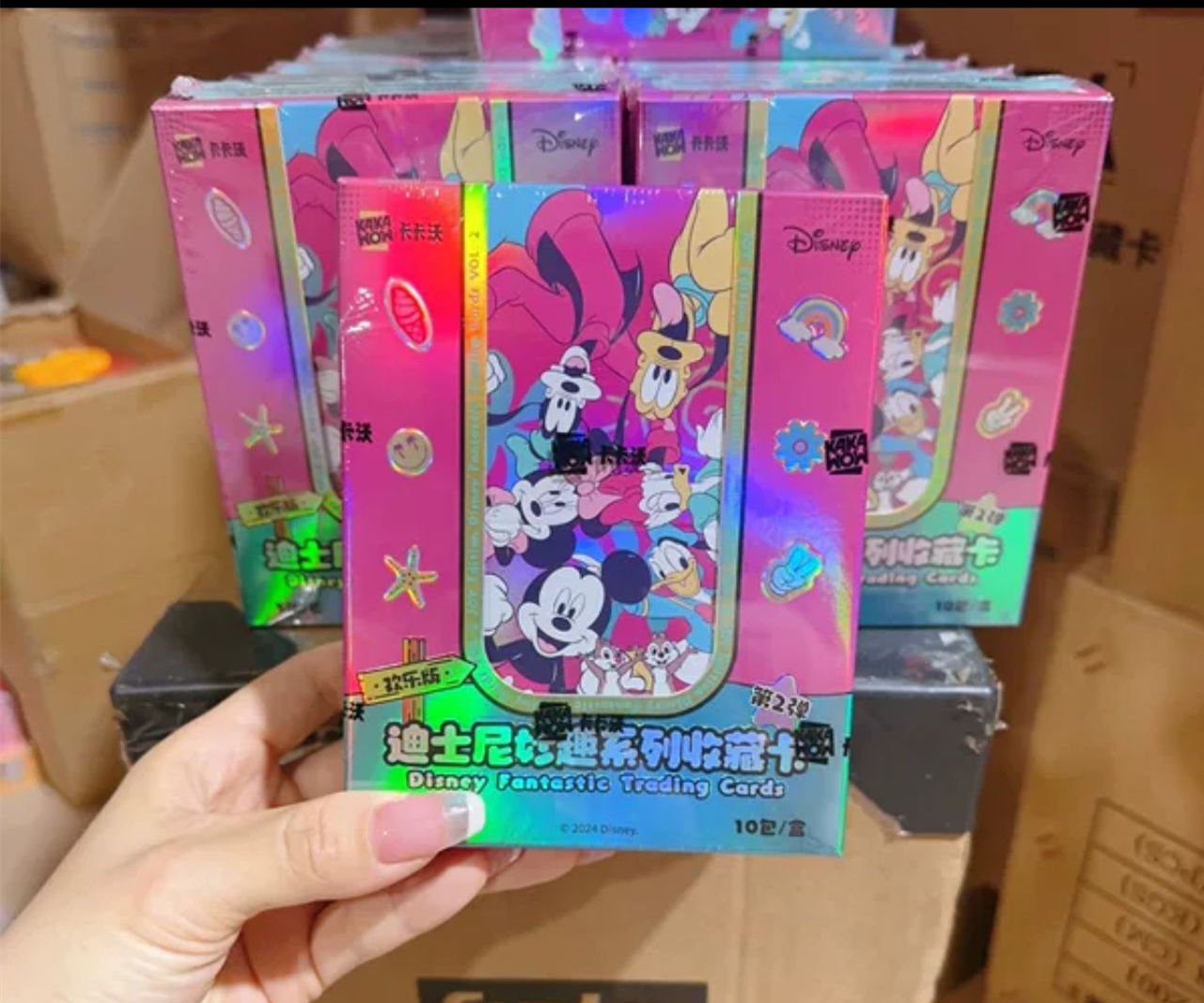 2024 Kakawow Disney Joy Edition Trading Card Vol 2 Sealed box Mickey New ELsa