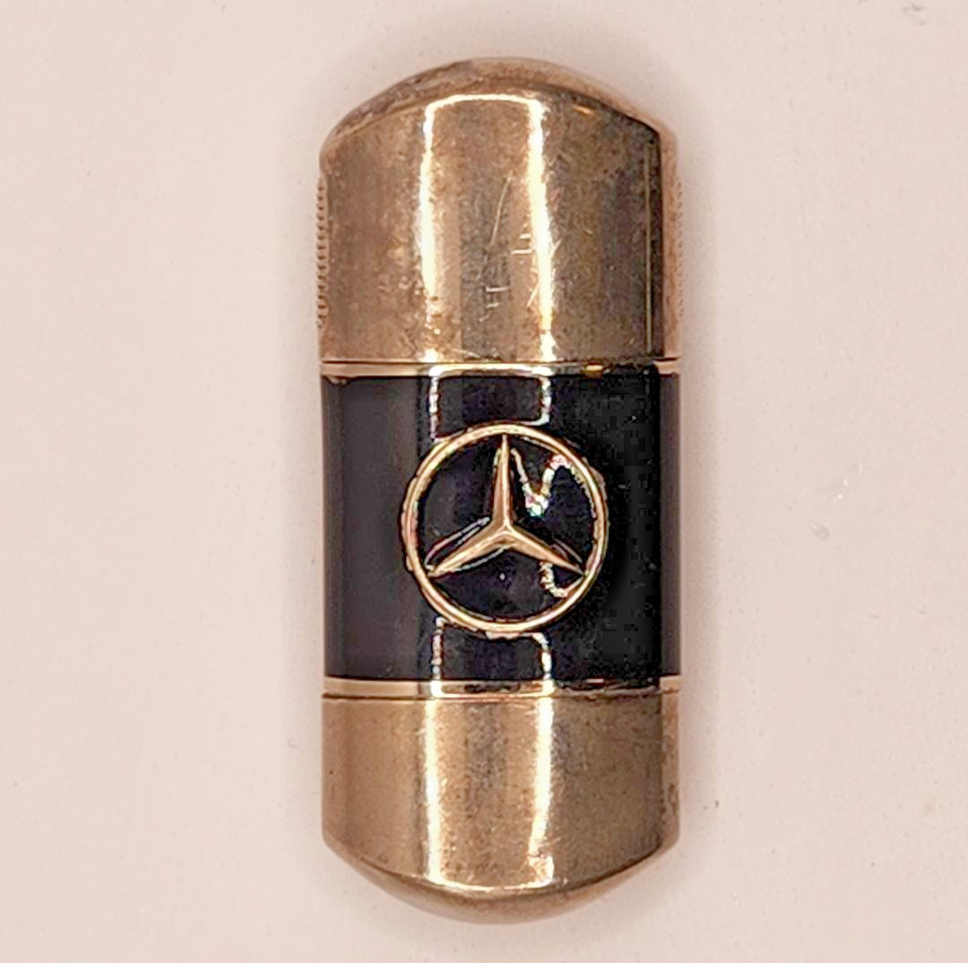 Vintage Mercedes Benz Petrol Pocket Lighter Karl Weiden KW Germany Enamel 1940