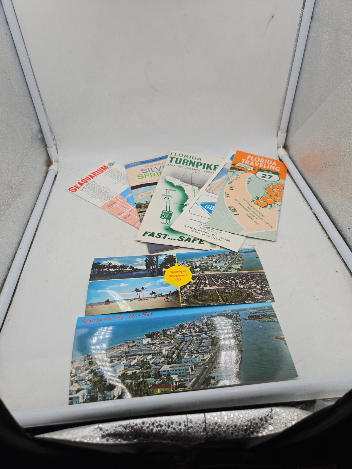 Vintage  Florida  Brochures And Two Florida  Postcards