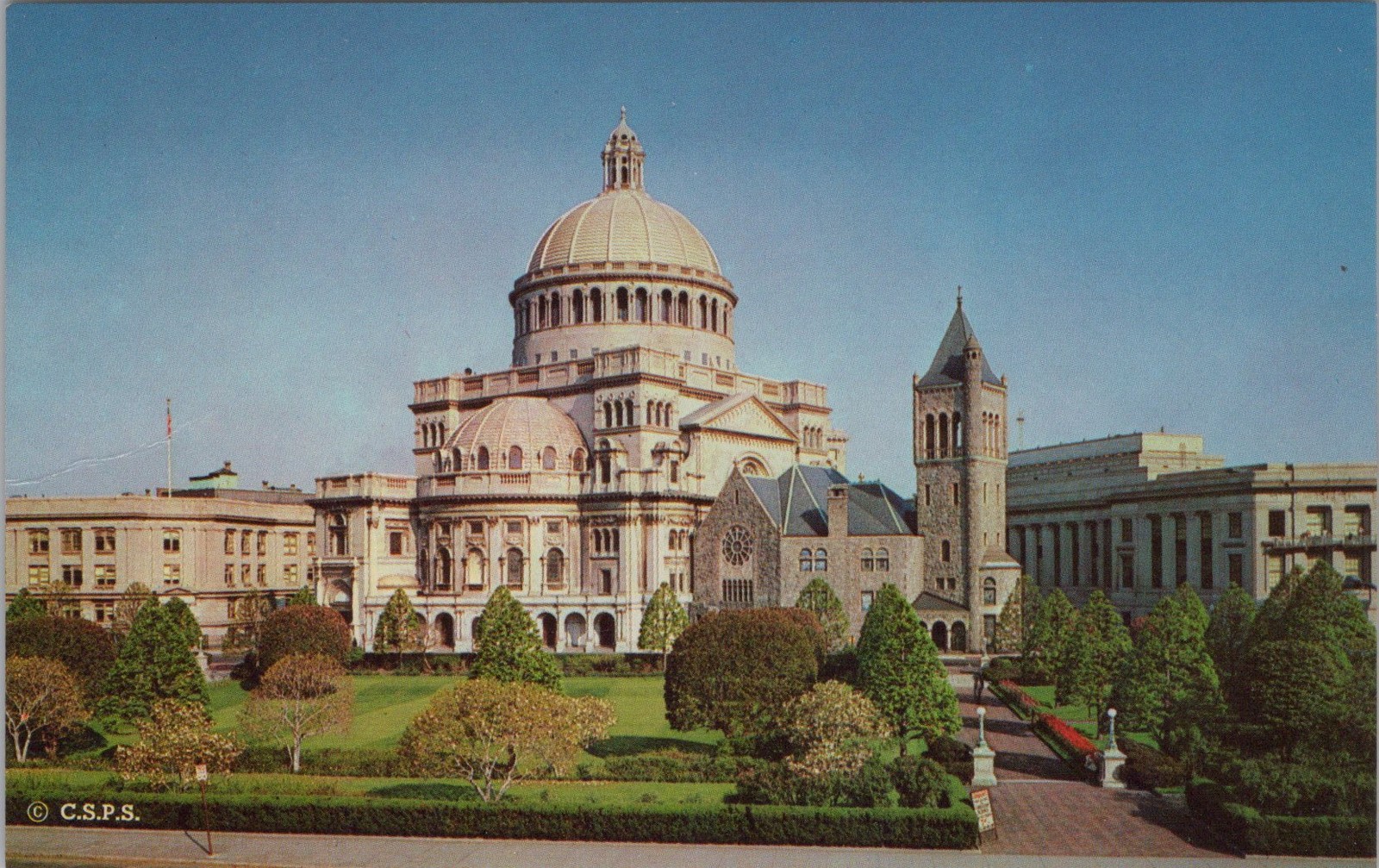 Boston Massachusetts MA The First Church of Christ, Scientist Postcard