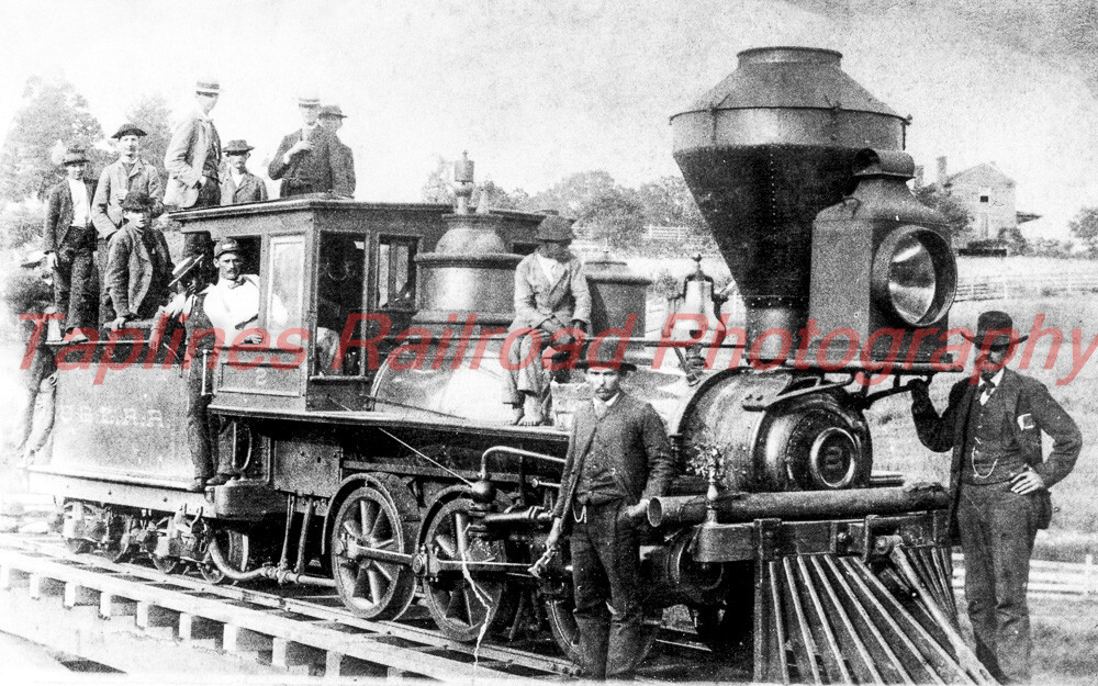 Chester & Lenoir #2 on 3-17-1884 0-6-0 Porter 3' Gauge NC C&NW NEW 5X8 PHOTO