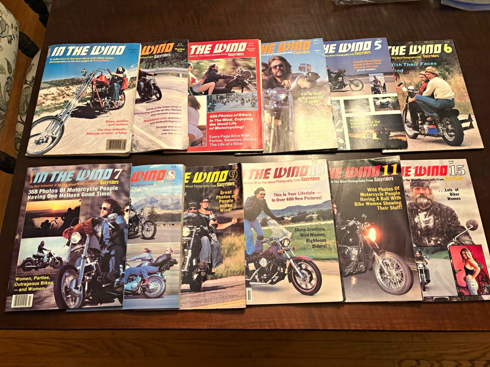Easyriders In The Wind Motorcycle Magazine Lot Issues #1 - 11 & #15