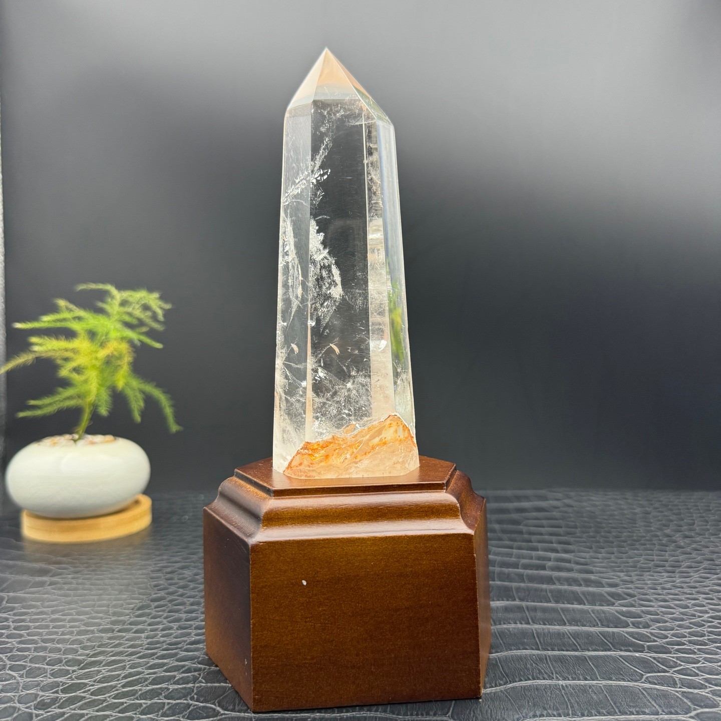 1.29LB   Natural White crystal pillar quartz crystal reiki healing