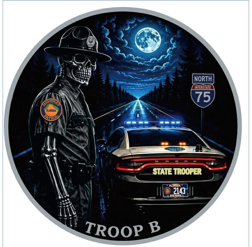 Florida Highway Patrol FHP Challenge Coin, 2.5