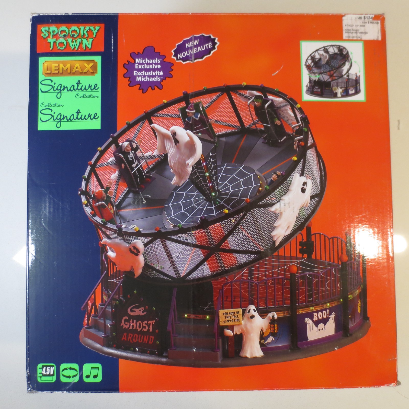 Lemax Spooky Town Ghost Around #74221 Retired Halloween Village Decoration
