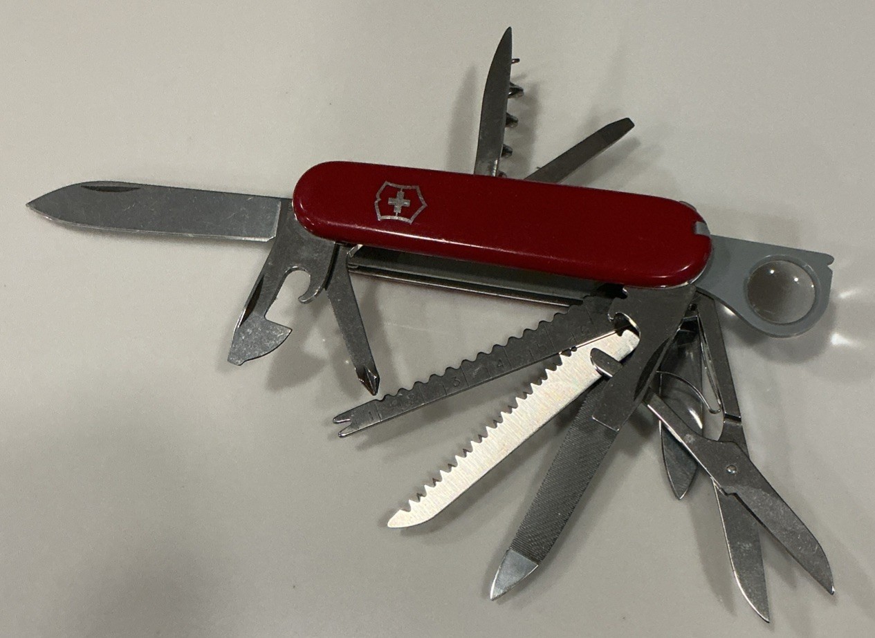 Vintage Swiss Army Victorinox Officer Suisse Knife - From Estate
