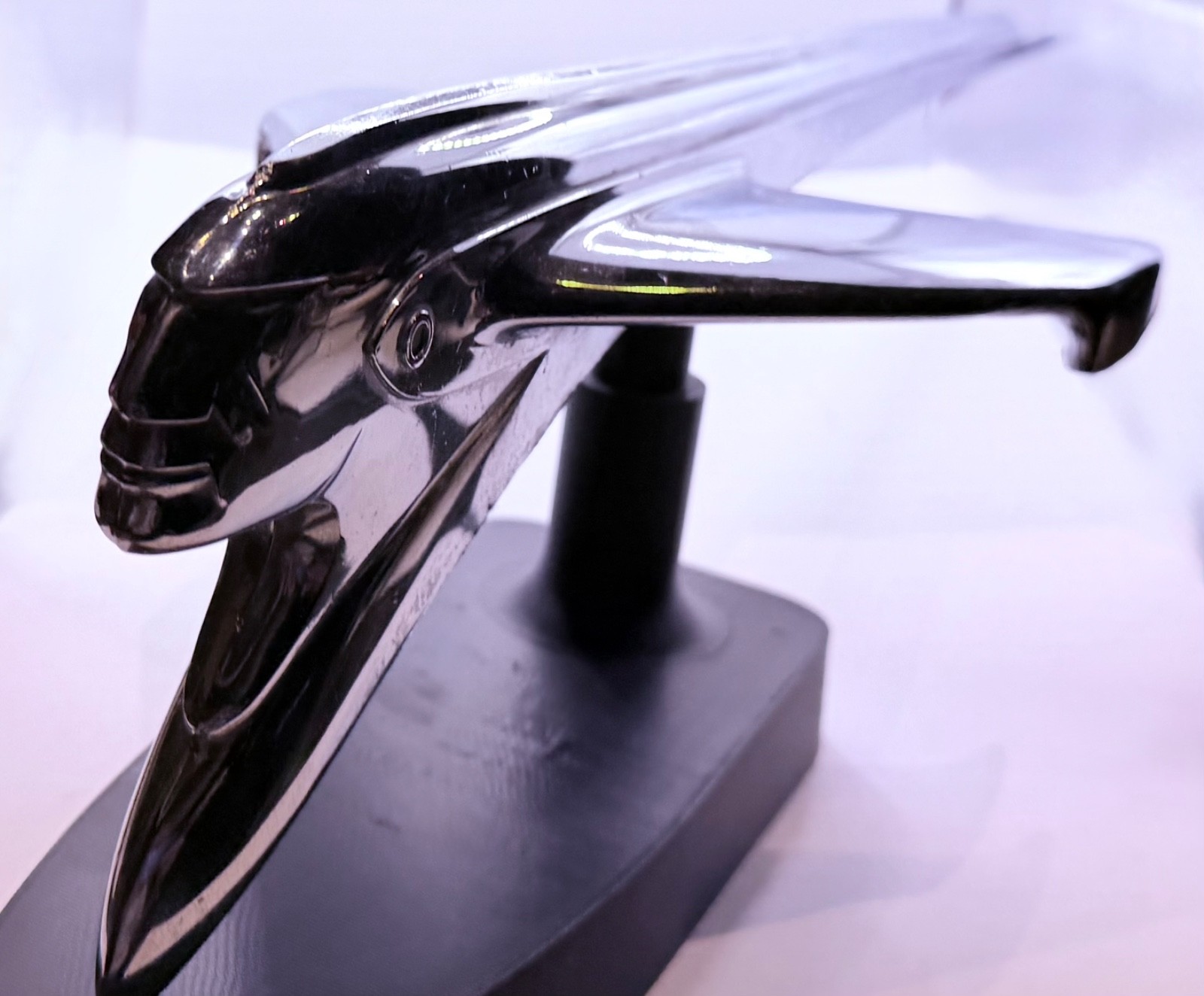 1950 Pontiac Silver Streak Airplane Hood Ornament Original Vintage