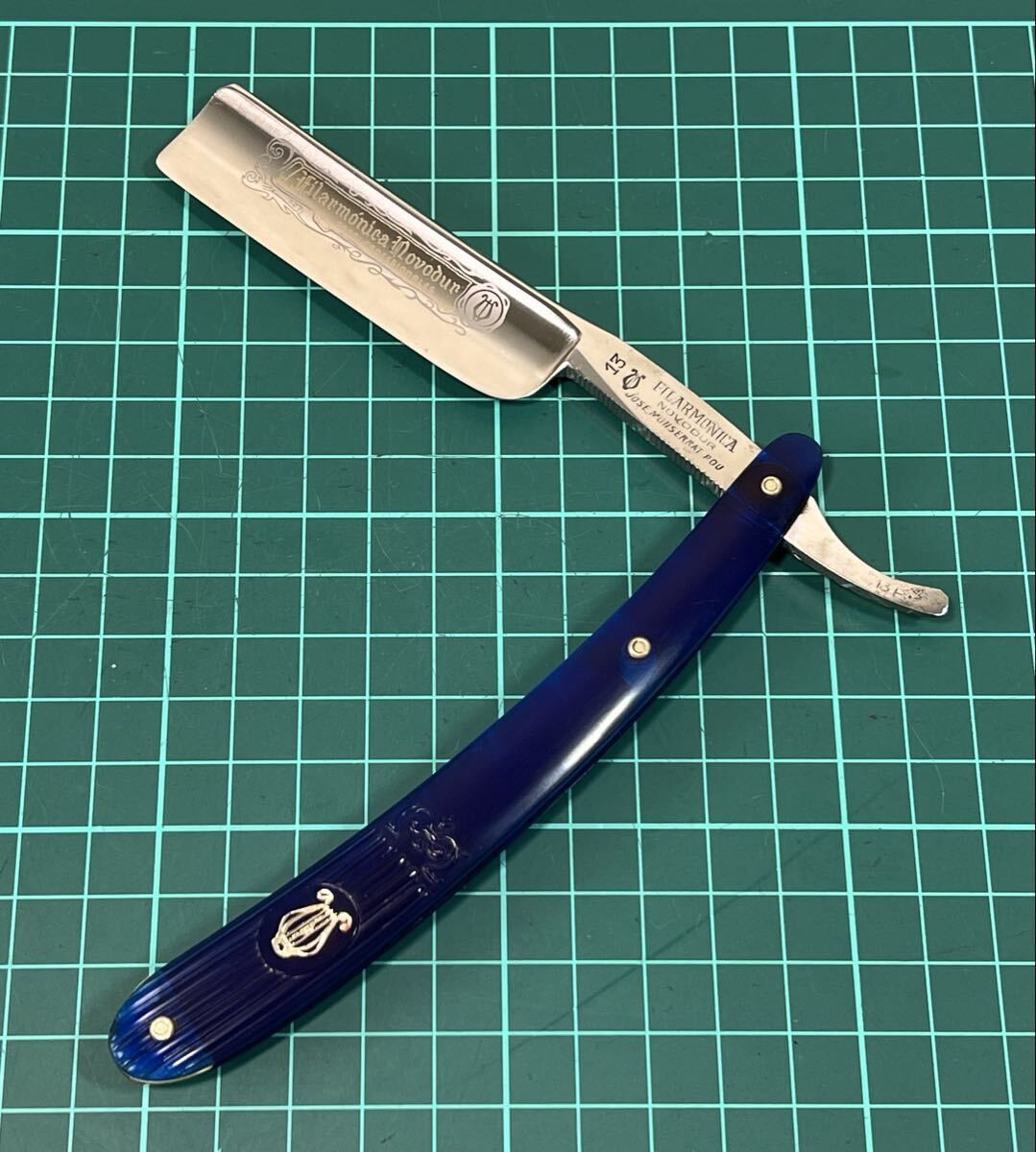 Vintage Filarmonica 13 NOVODUR Jose Monserrat Pou Straight Razor Spain