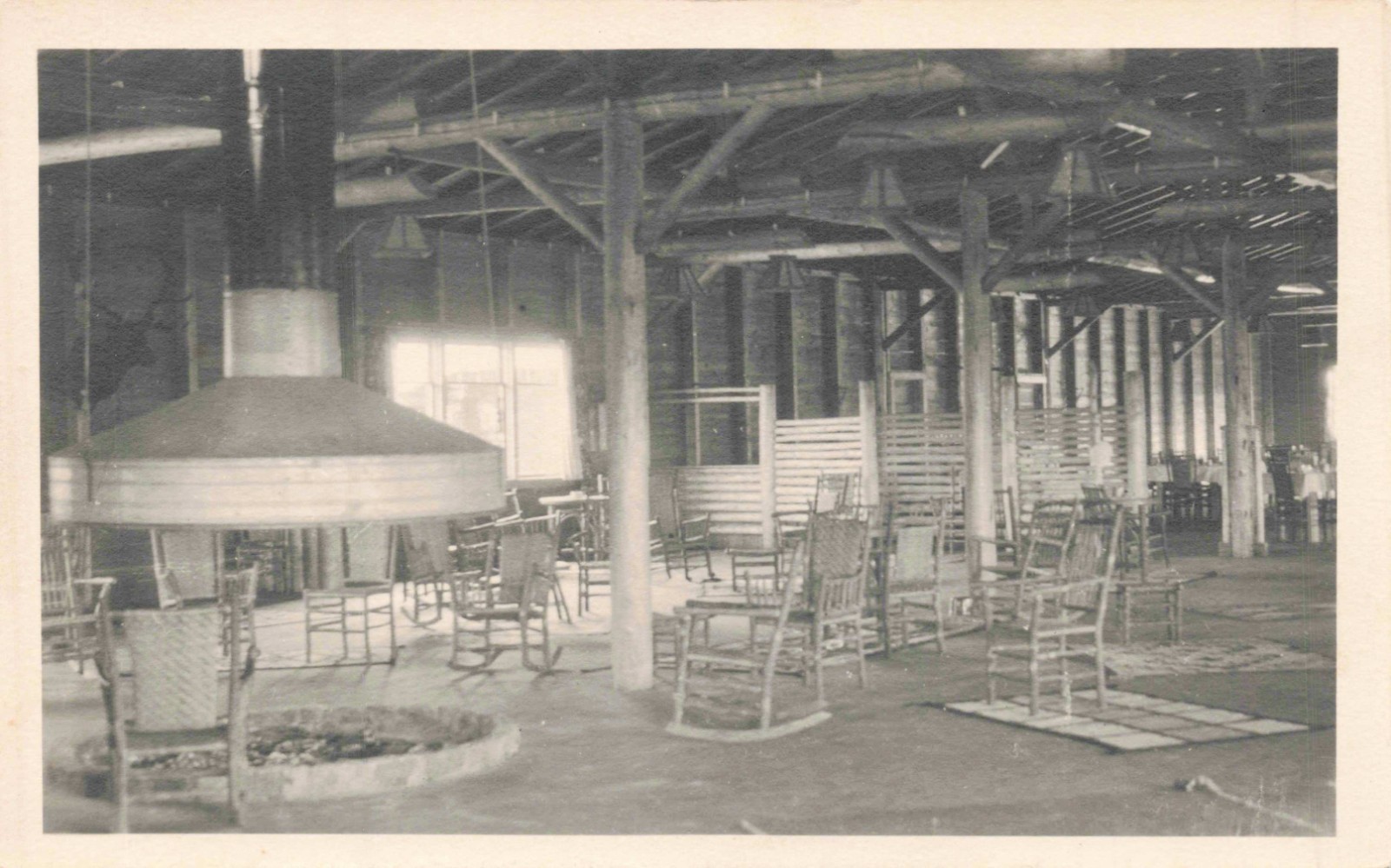 c1910 Grand Lake Lodge Interior Grand Lake Colorado Real Photo RPPC AL/18