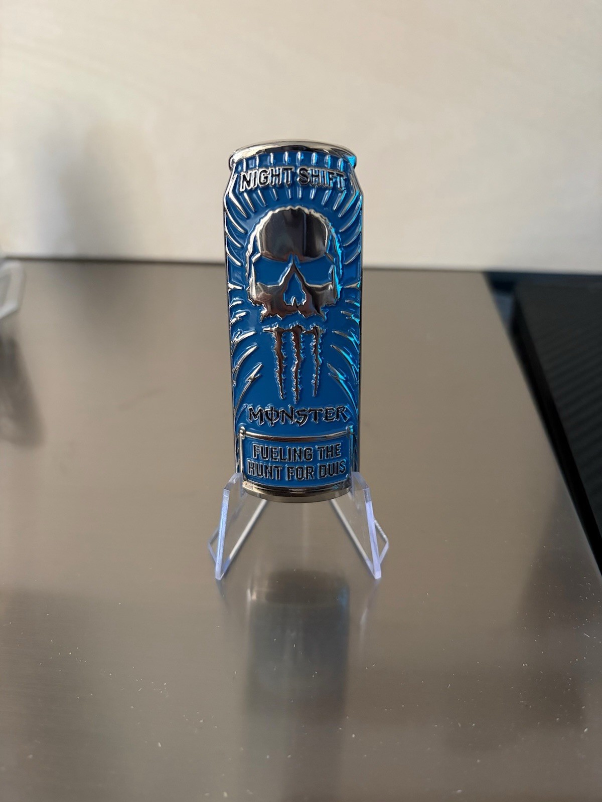 Monster Can DUI Challenge Coins Serialized Only 50 Made (blue)
