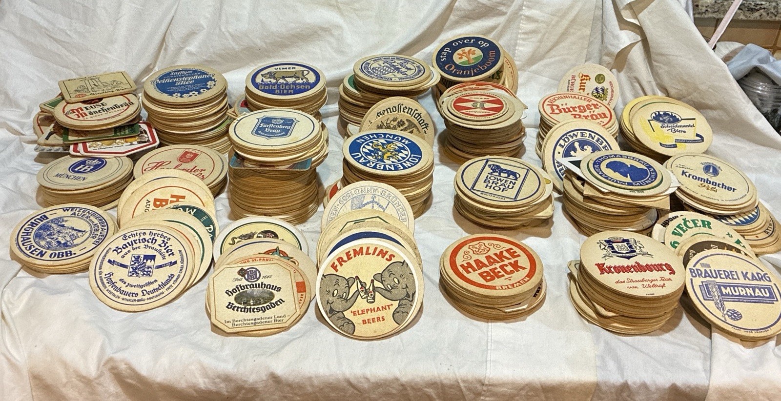 Vintage 600++ German European Foreign Beer Coasters Pub Bar  Lot