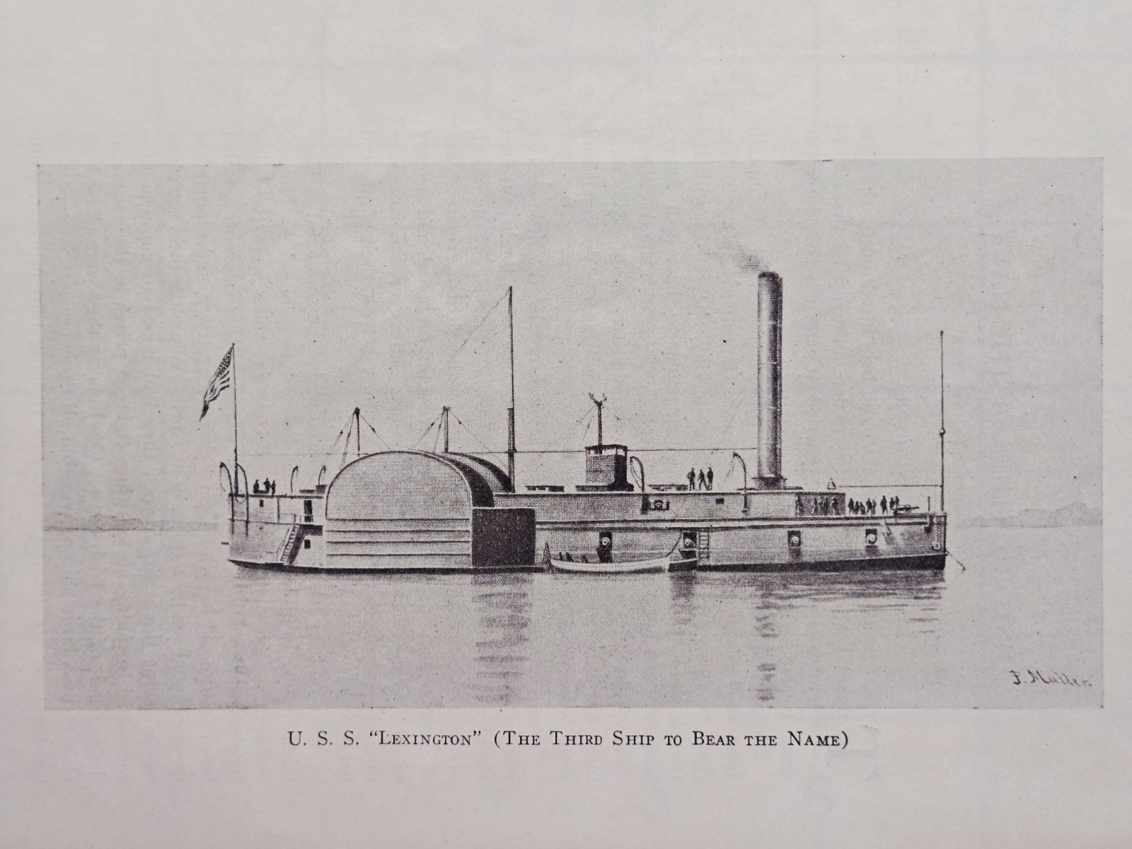 U S S Lexington Magazine Photo 1926 The Third Ship to Bear the Name Ironclad