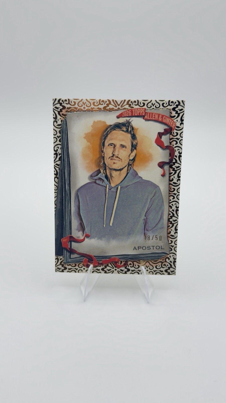 Topps 2026 Allen & Ginter The World's Champions Gold #52 Tyson Apostol 16/50