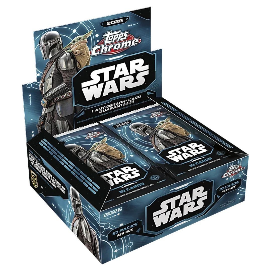 2026 TOPPS CHROME STAR WARS HOBBY BOX - Factory Sealed - eBay LIVE RIP