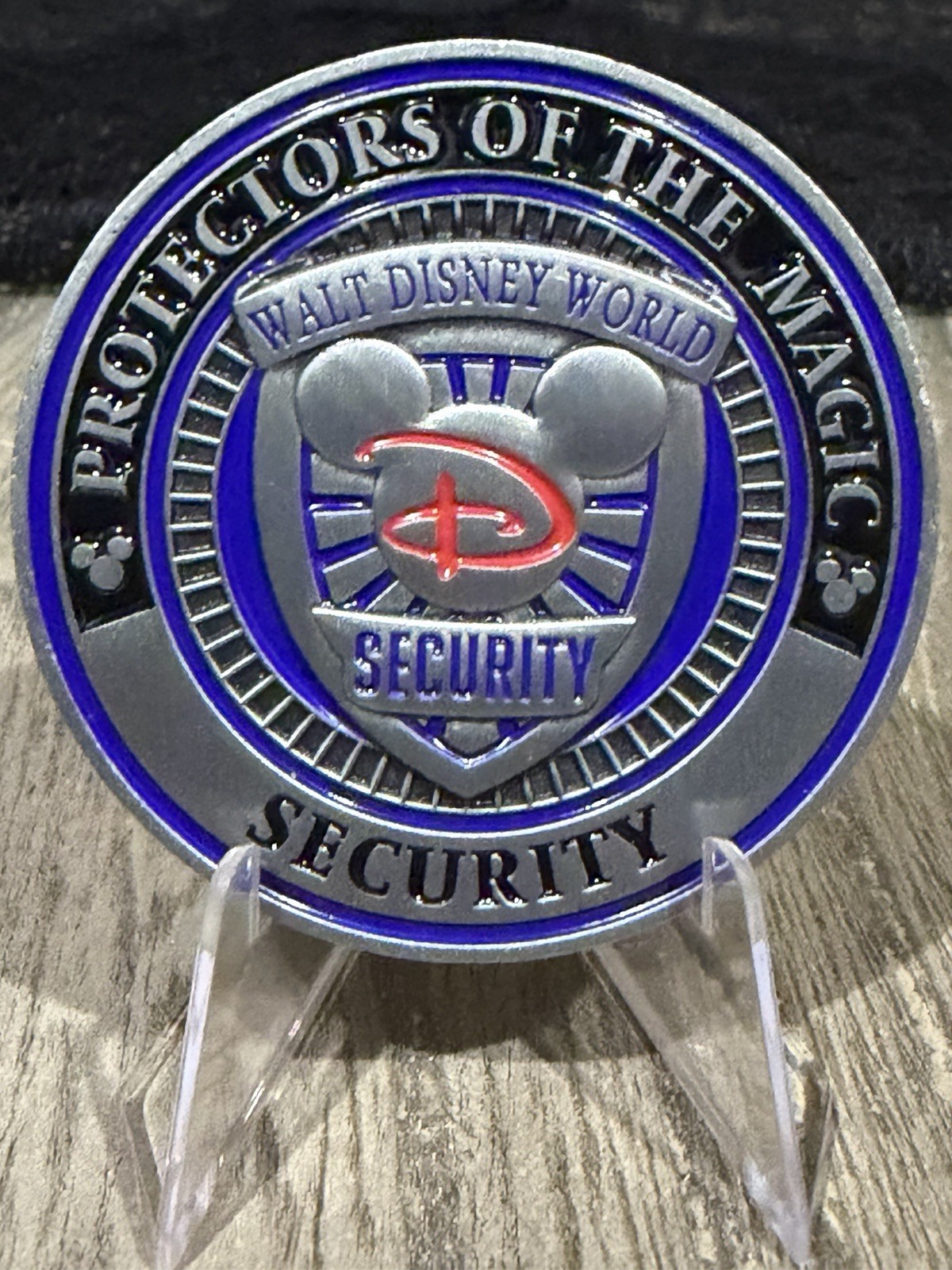 Original Disney Security Challenge Coin - Mikey Mouse Walt Disney World