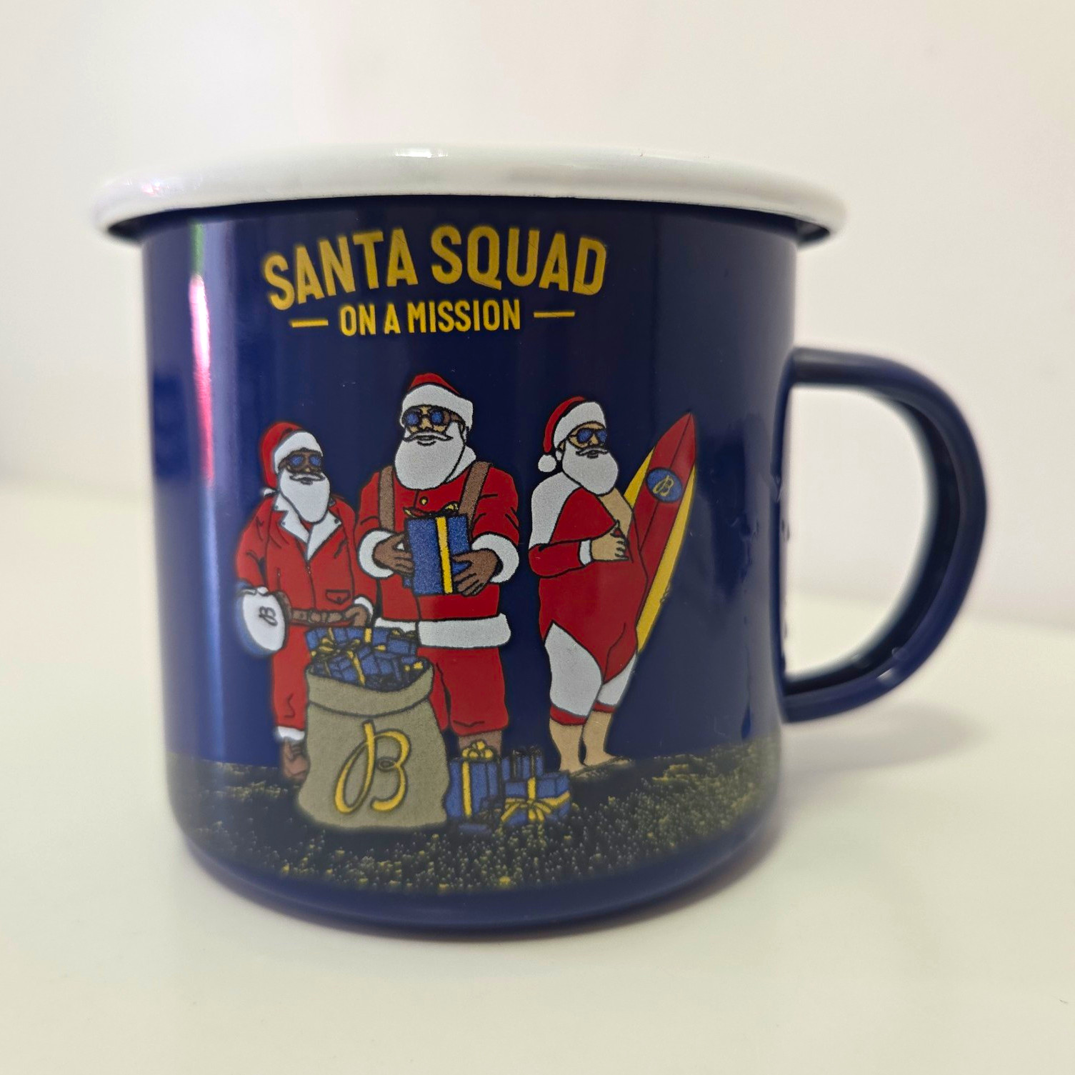 Breitling Santa Squad On A Mission Christmas Mug Collectible