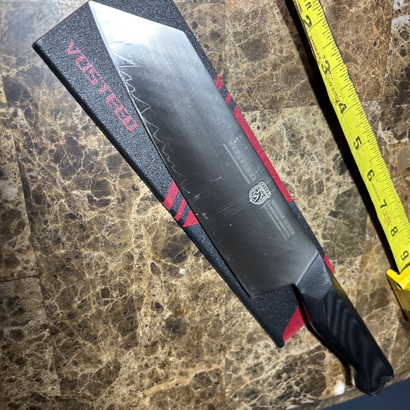 Vosteed San mai Morgan Series 3 Layer High Carbon Series Knife 