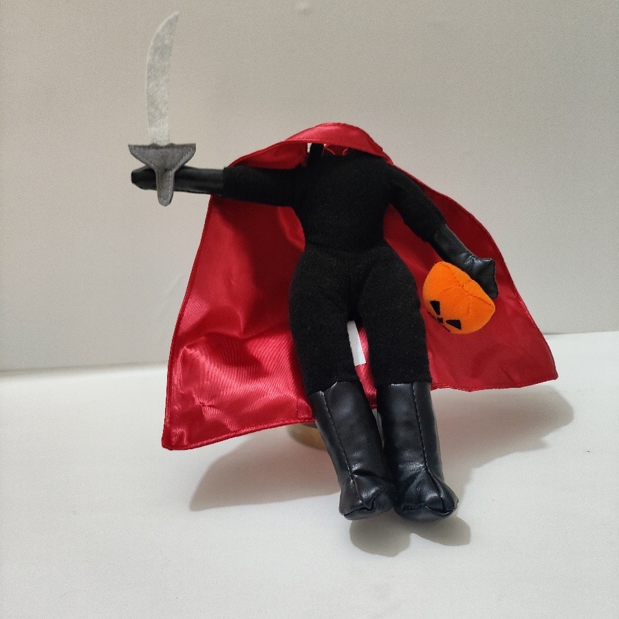 Authentic Disney Store Mini Bean Bag Plush Headless Horseman Sleepy Hollow 8''
