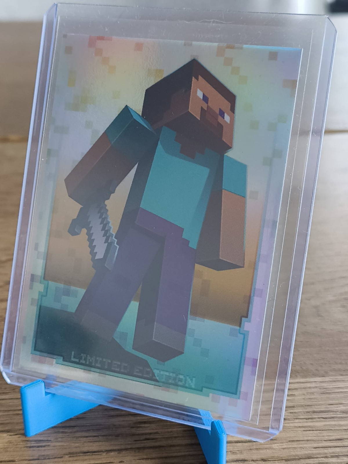 2021 Panini Minecraft Adventure Steve Limited Edition HOLO REFRACTOR RARE SSP