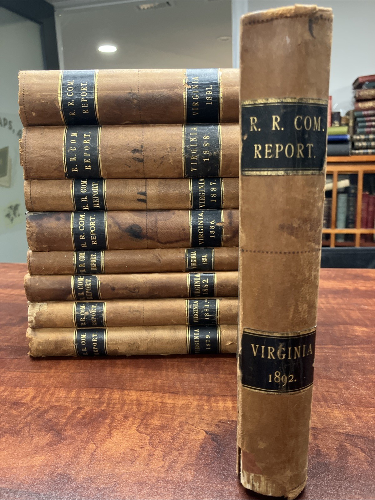 State of Virginia Report of the Railroad Commissioners 1892