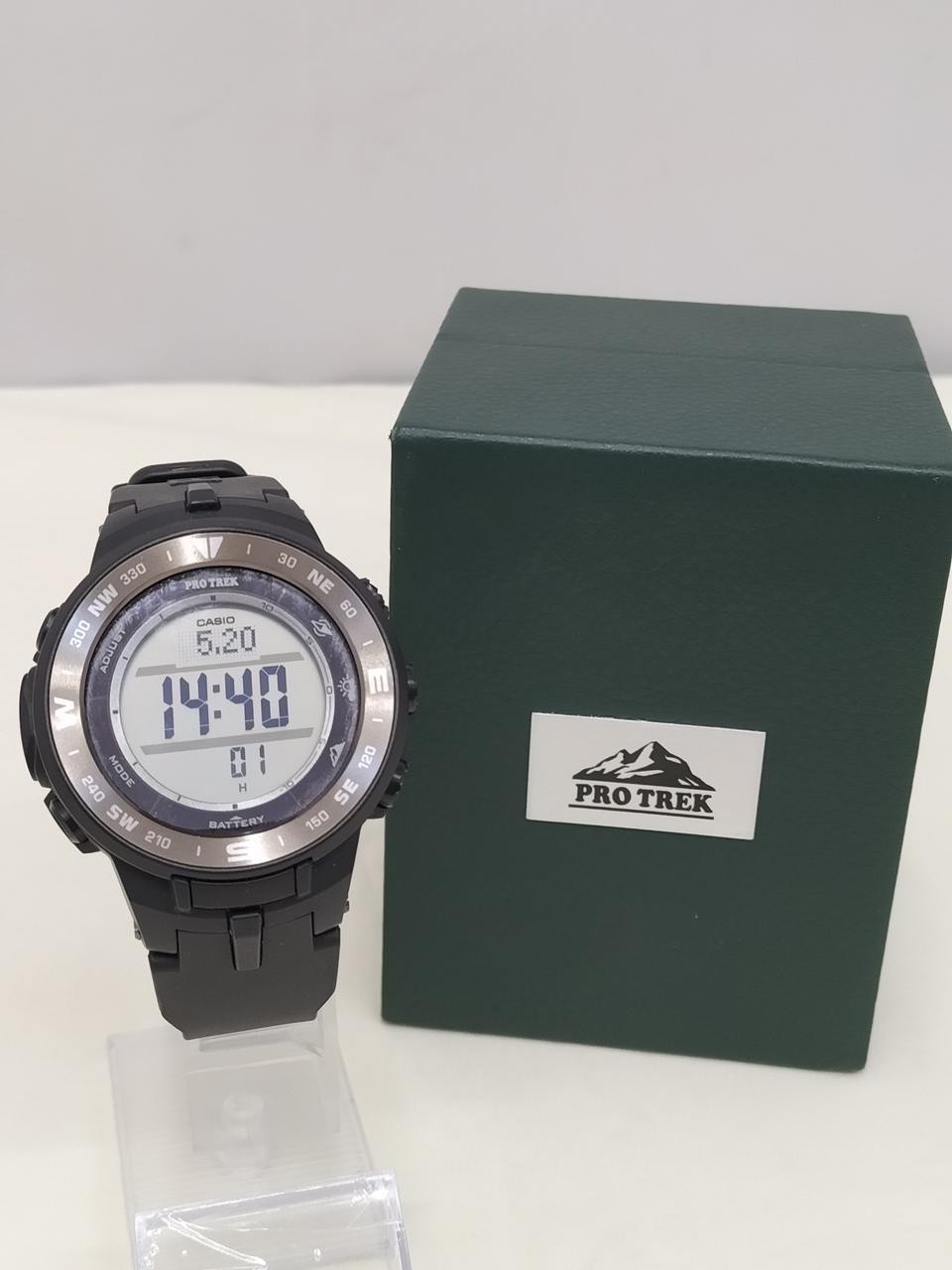 Casio PRG-330-1AJF Solar Digital Watch Stainless Steel Case Resin Band