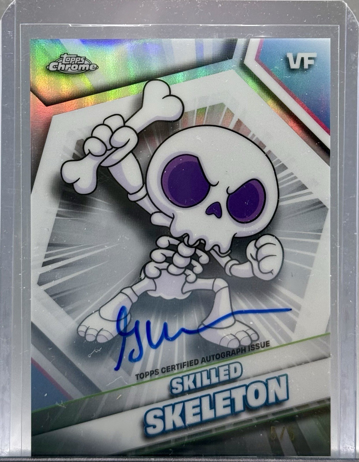 2026 Topps Chrome VeeFriends Skilled Skeleton #159 Gary Vee Auto /5