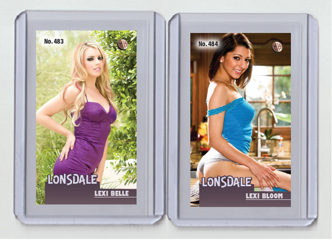 Lexi Belle rare MH Lonsdale #\'d x/3 Tobacco card no. 483