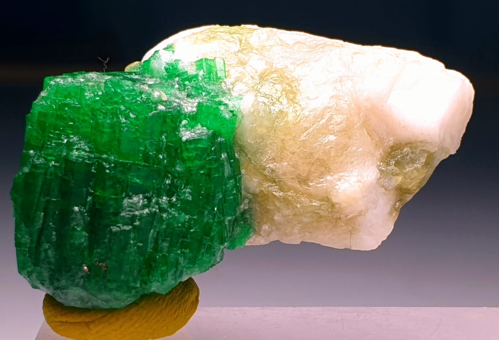 99 carat Natural Top emerald crystal specimen from swat, pakistan