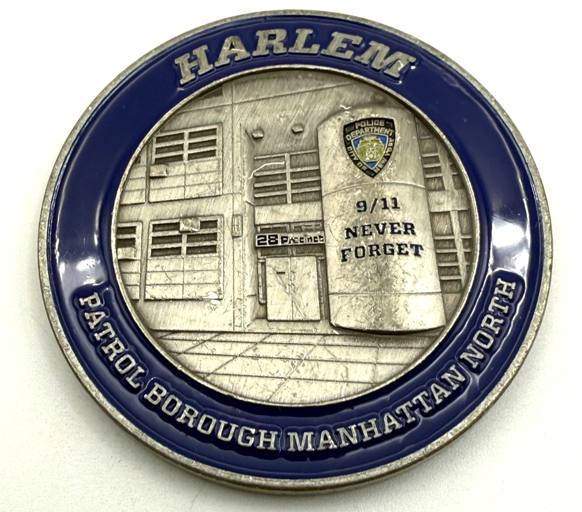 G83 NYPD Patrol Borough Manhattan North 28th Precinct Challenge Coin