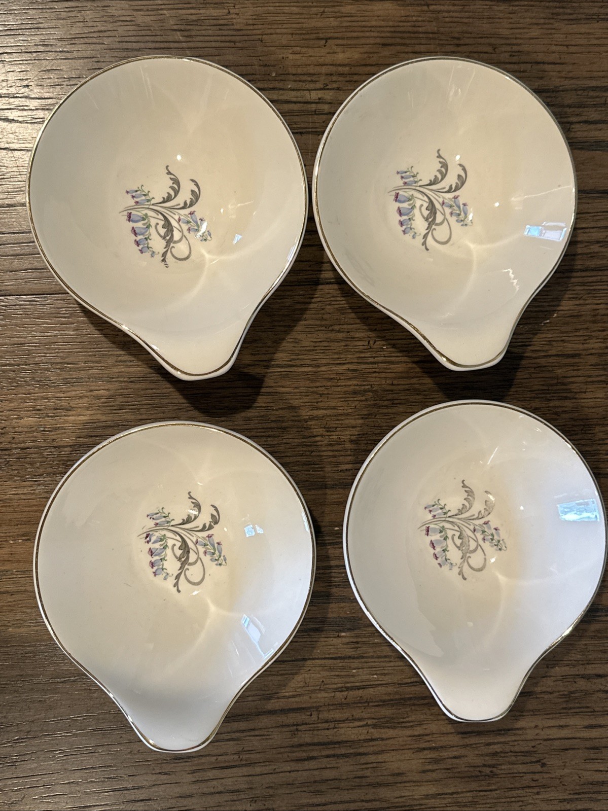 Edwin Knowles Bluebells China - Lugged Cereal Bowl 294866 - Set Of 4