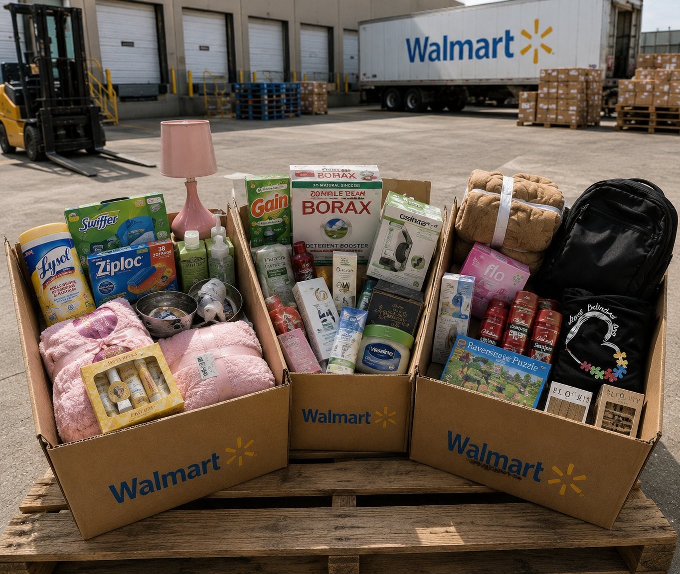 walmart shelf pulls assorted cleaning supplies & quirky lot