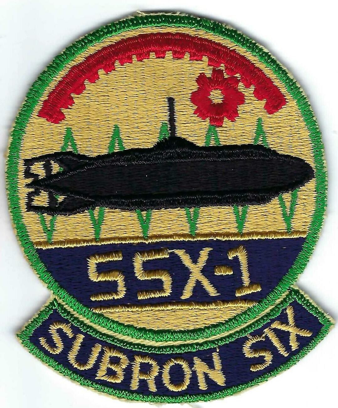SSX-1 USN Midget Submarine 3.5x4 in FE BCP c7856 Vintage