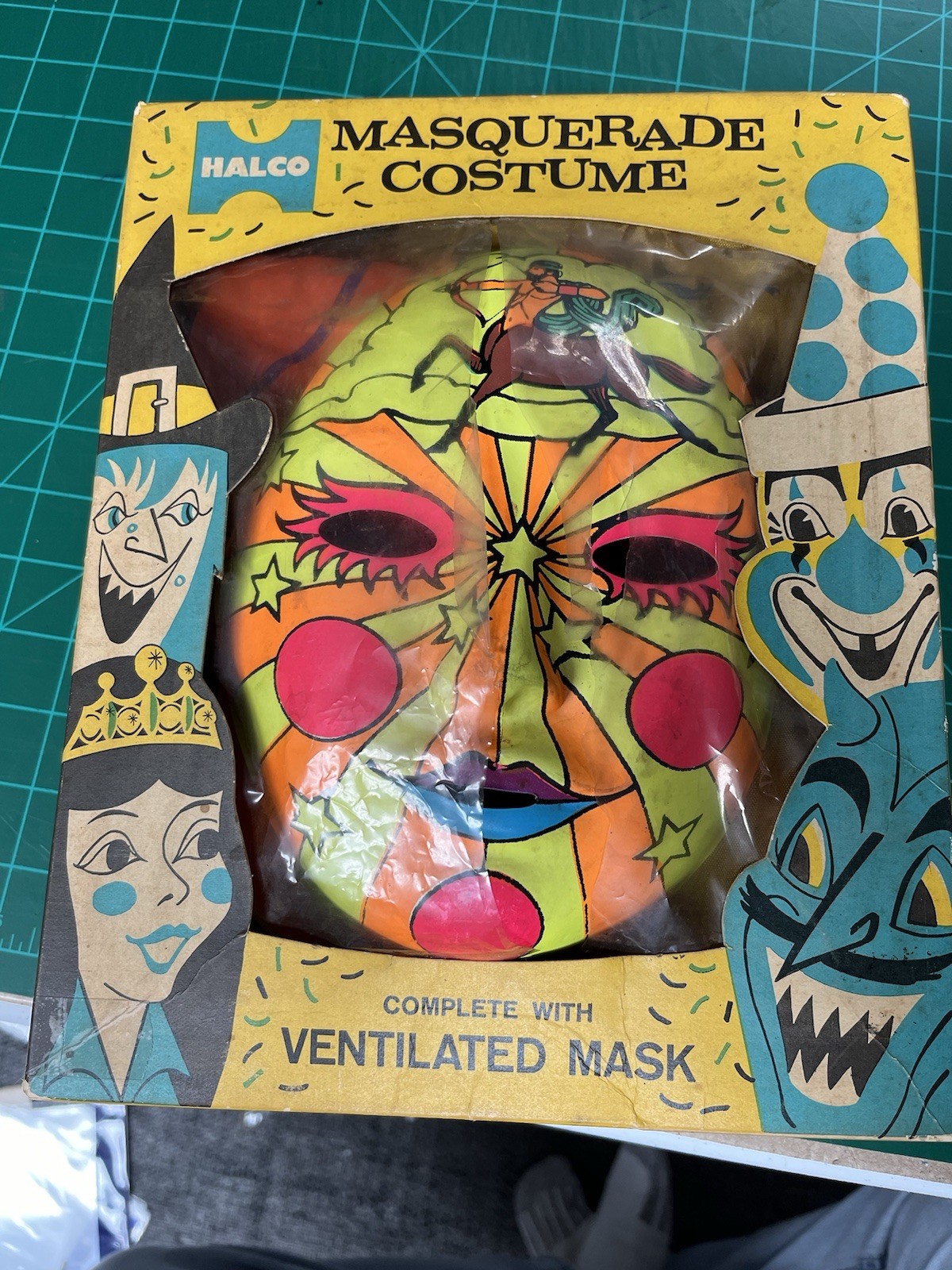 VTG 1960’s ~ HALCO ~ ZODIAC HALLOWEEN COSTUME in BOX no BEN COOPER ala PETER MAX