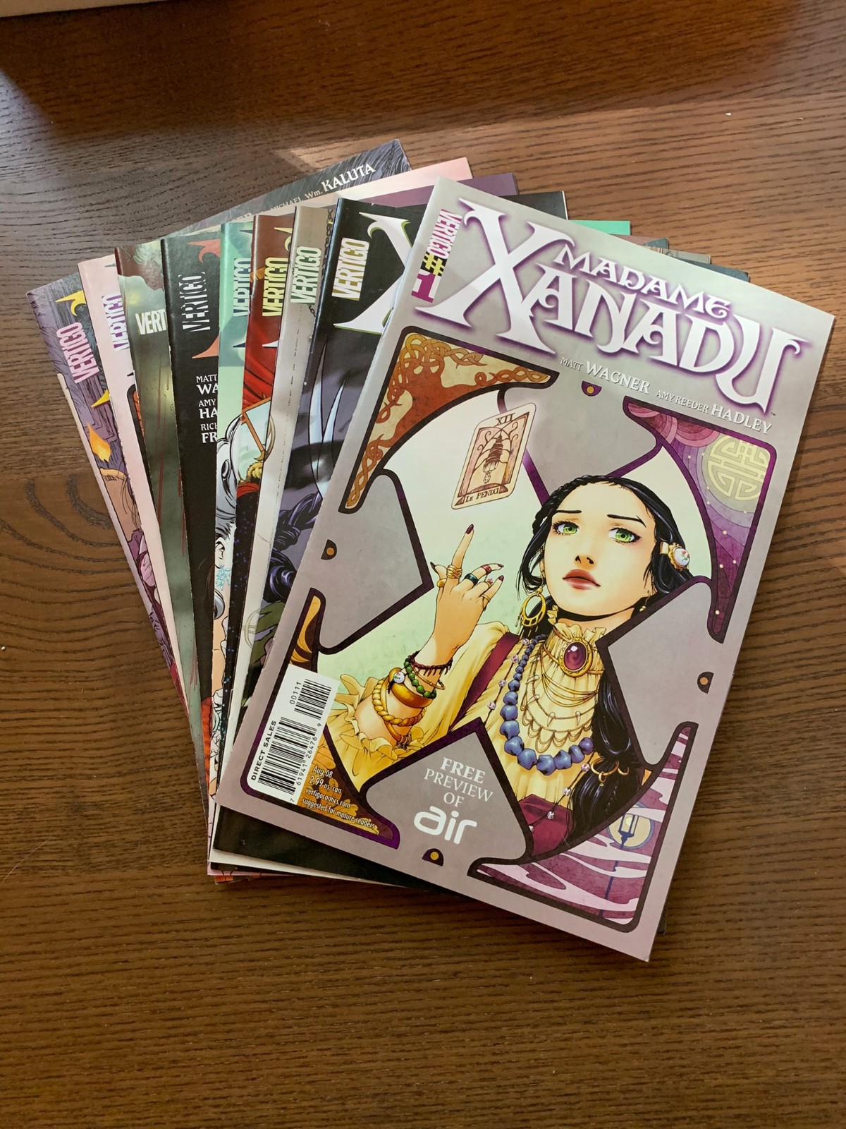 DC Vertigo- Madame Xanadu (2008) #1, 2, 3, 4, 5, 6, 8, 10, 12 - Wagner, Hadley
