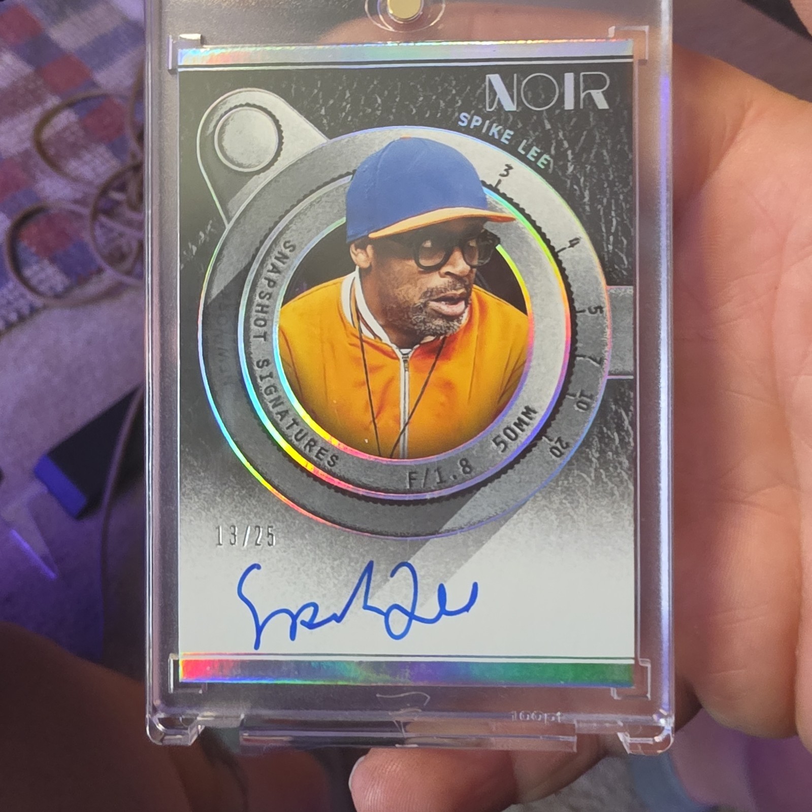 Panini 2025-26 Noir Snapshot Signatures Spike Lee Auto 13/25 #333 SP-K
