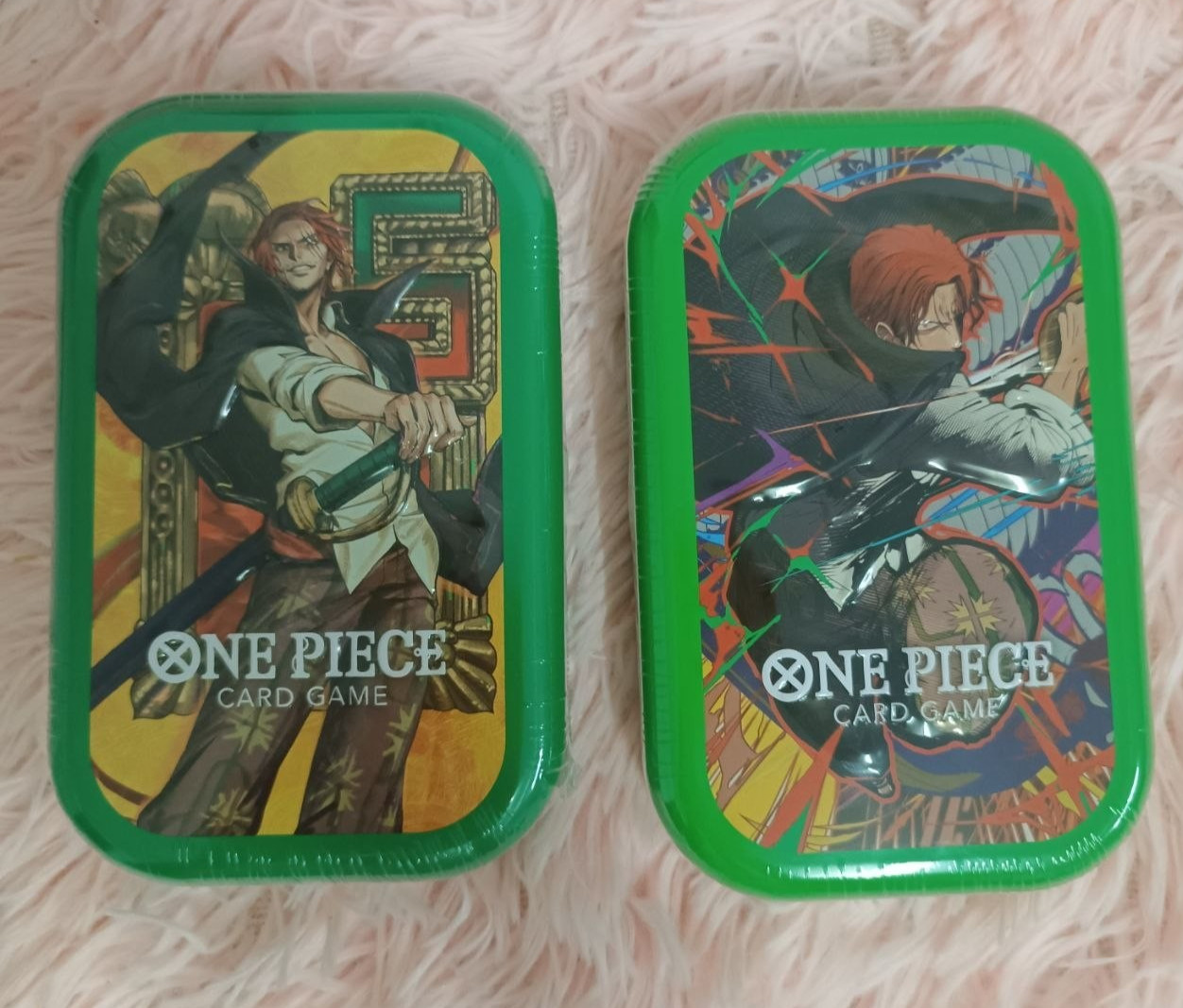 One Piece Card Asia Mini Tin Pack Set Vol. 3  Japan NEW SEALED Boa Luffy Shank