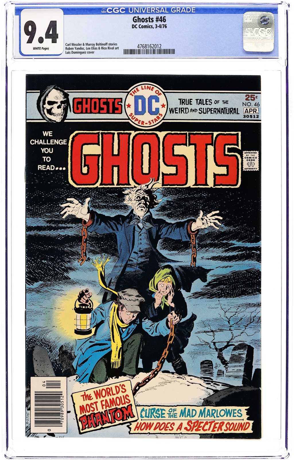 Ghosts #46 CGC 9.4 1976 4768162012