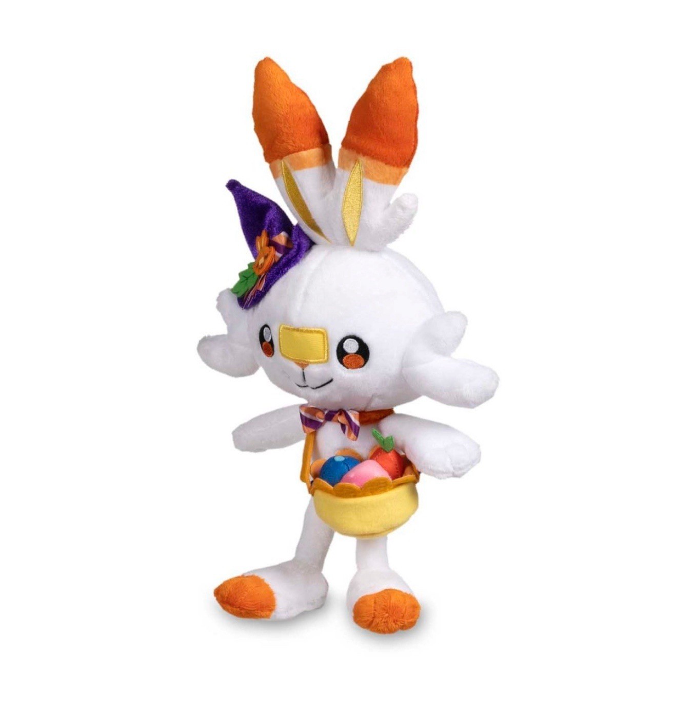 Scorbunny Pokémon 2021 Pumpkin Celebration Poké Plush - 9 ¾ In NIP NEW