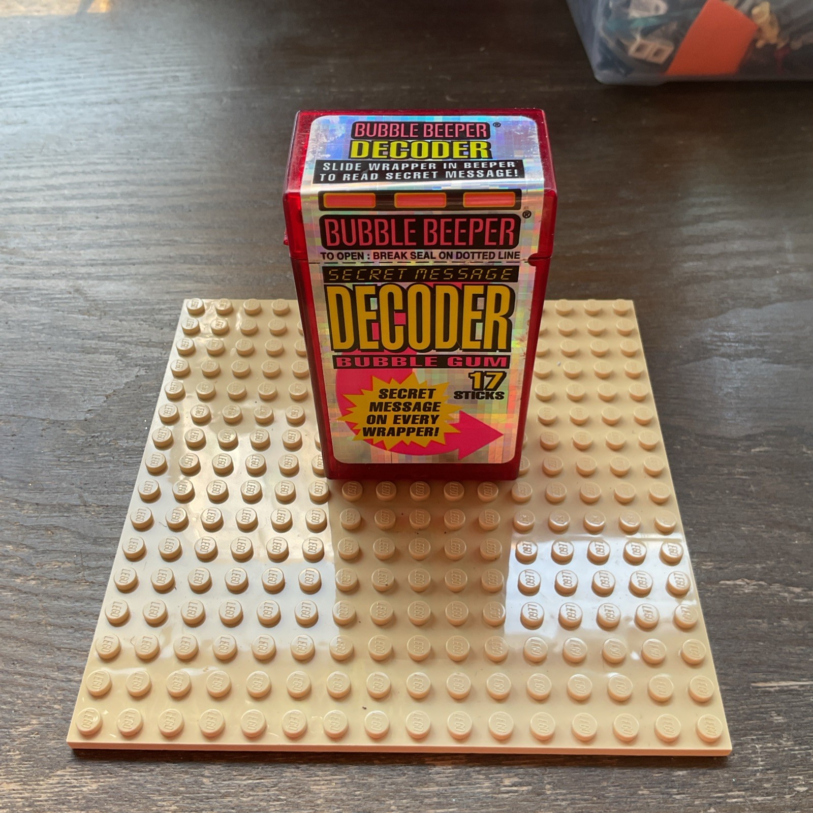 RARE 1994 NEW/SEALED Bubble Beeper Decoder Gum  Message This Class Is Bogus