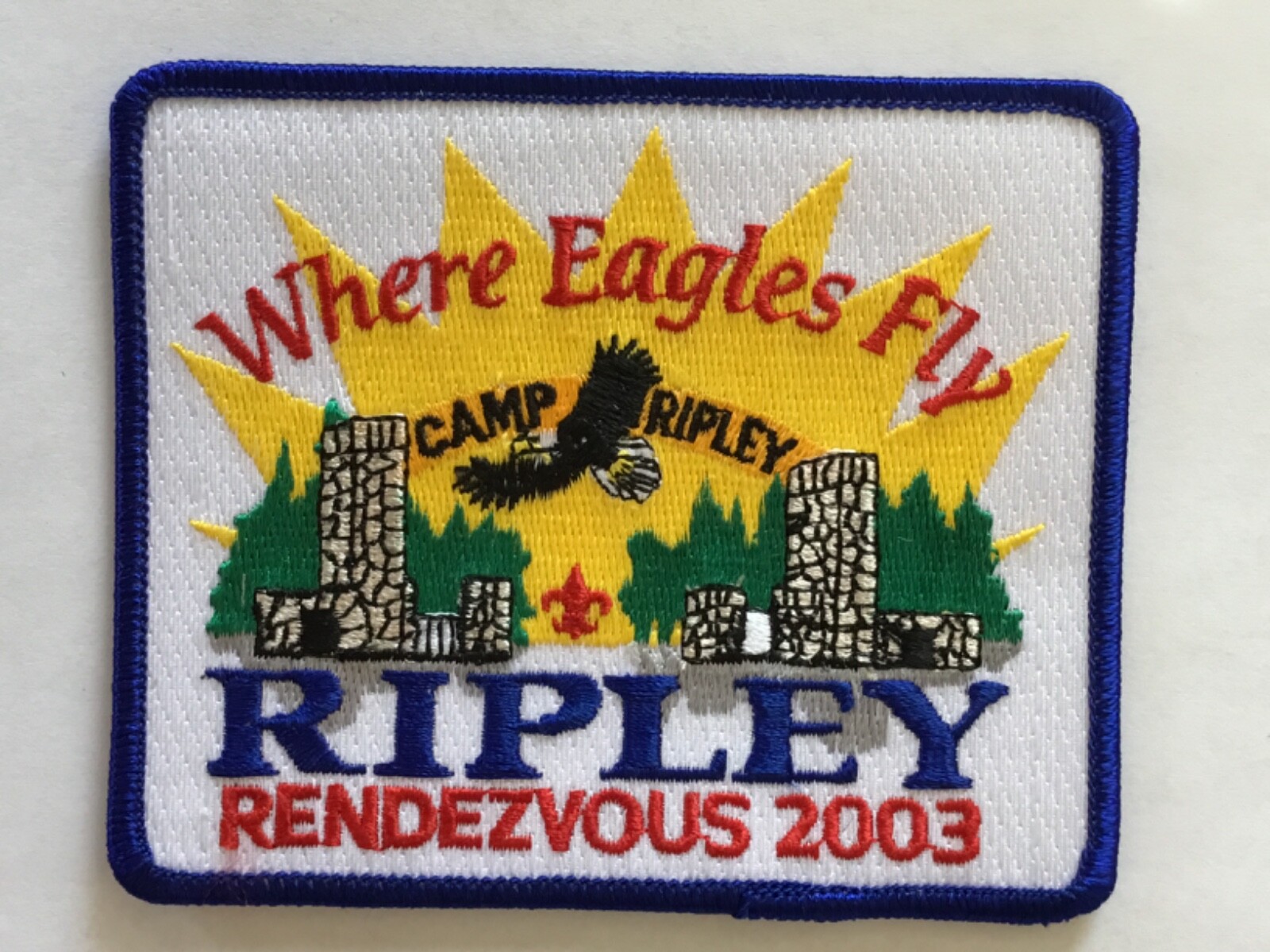 2003 Camp Ripley Rendezvous  pocket patch