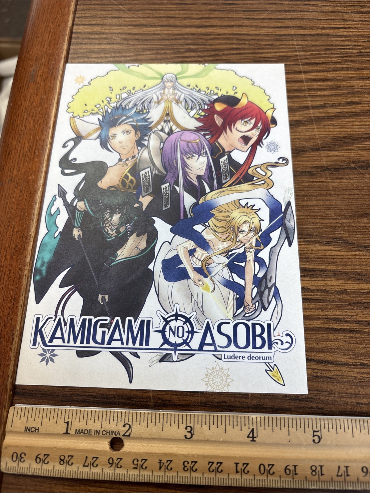 Kamigami No Asobi Ludere Deorum Anime Advertising Sentai Filmworks Promo Card