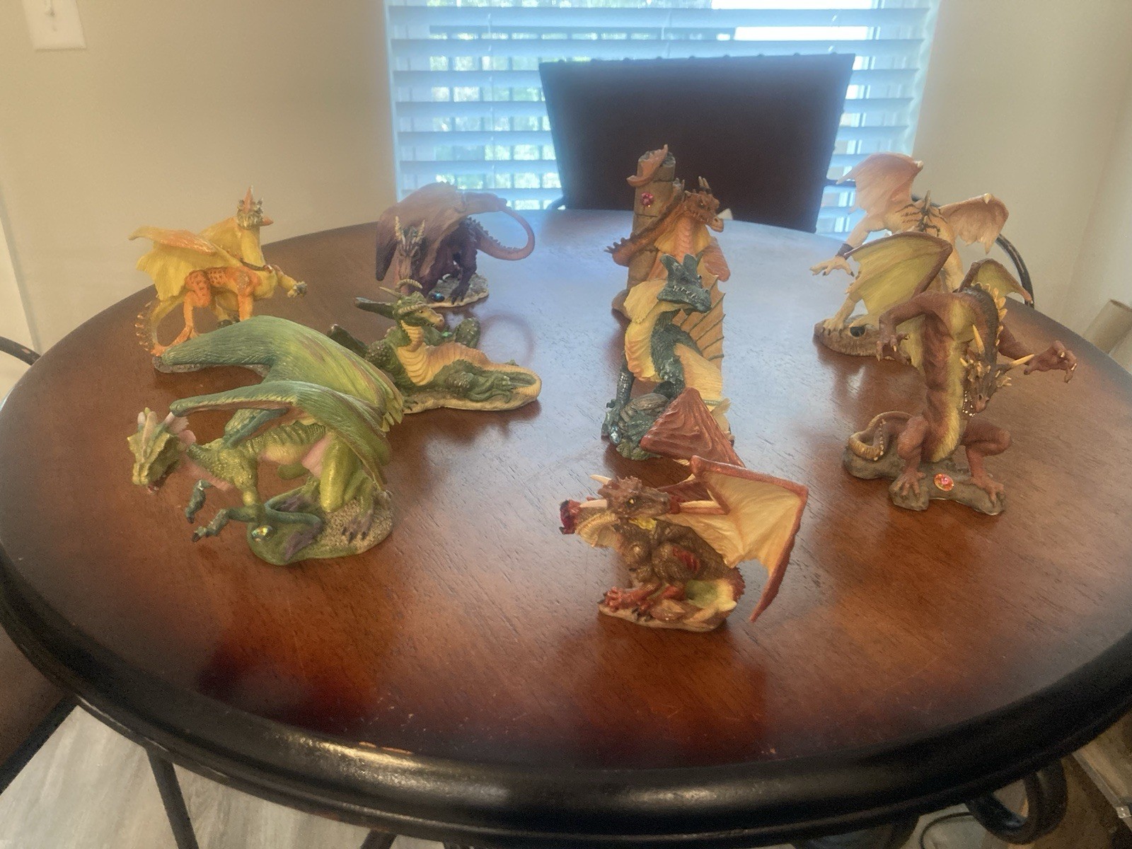 Danbury Mint Fabulous Dragons John Woodward (9 Statues)