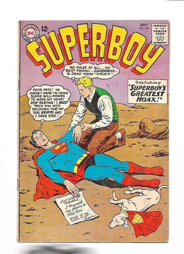 Superboy #106 DC Comics 1963