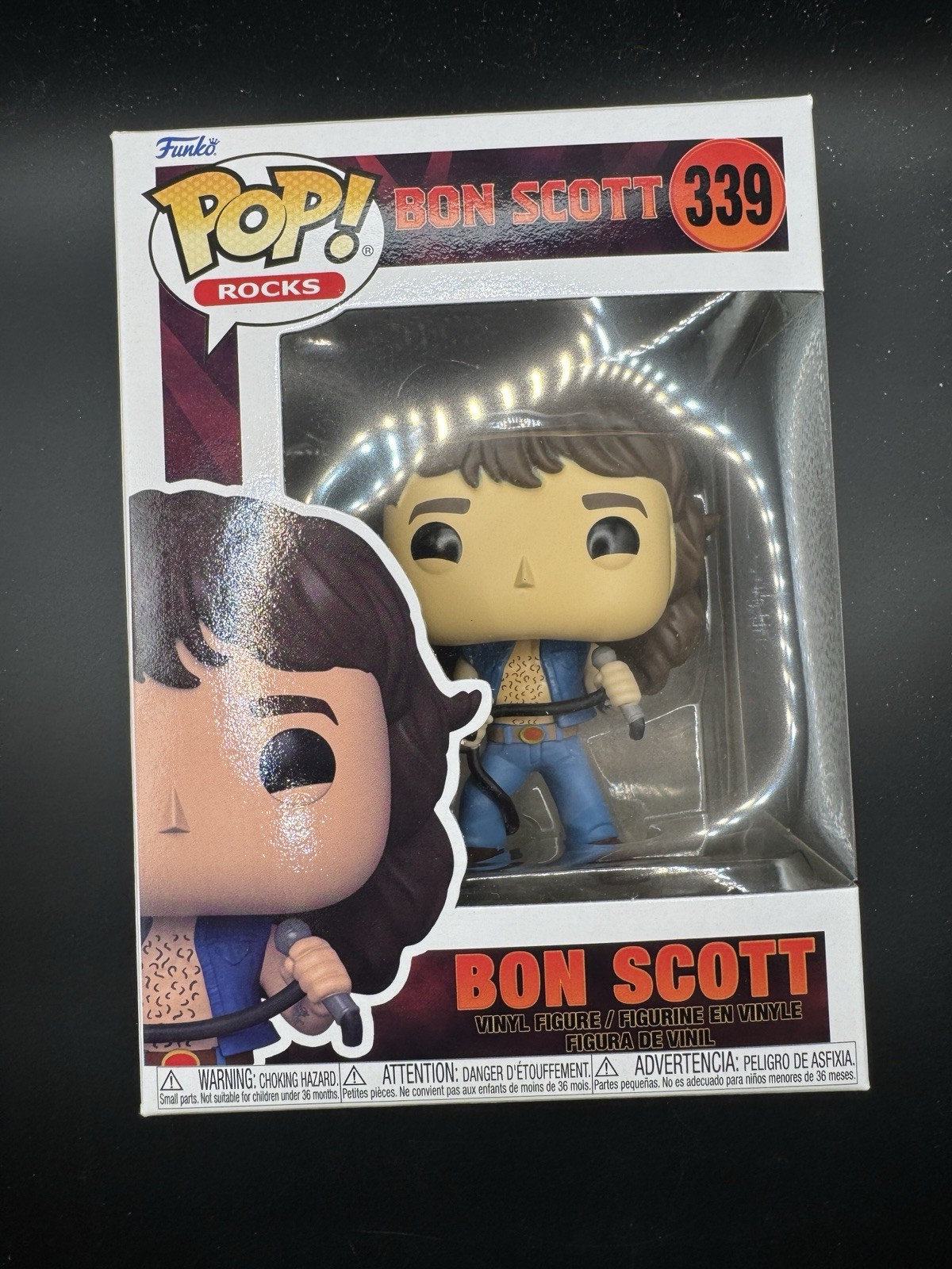 Funko Pop Rocks - AC/DC Bon Scott #339