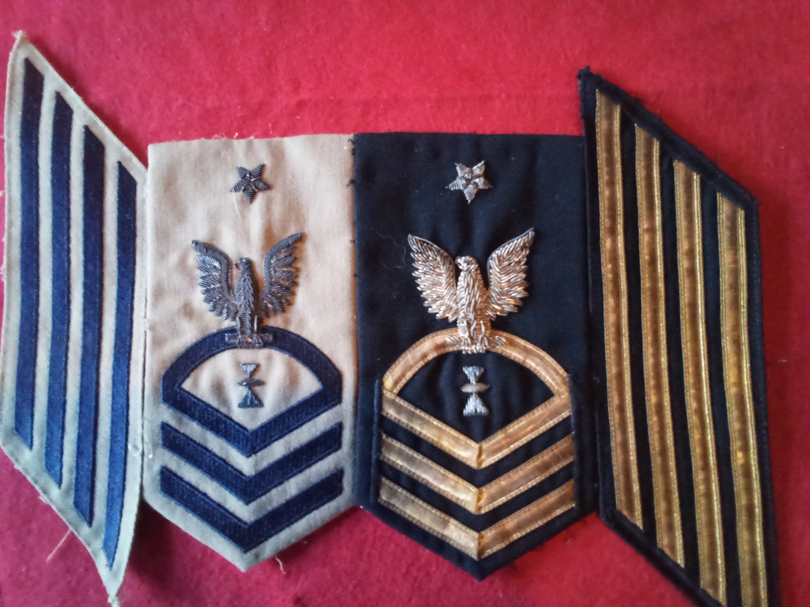 US NAVY WW 2 SENIOR CHIEF P.O. PHOTOGRAPHERS MATE BULLION