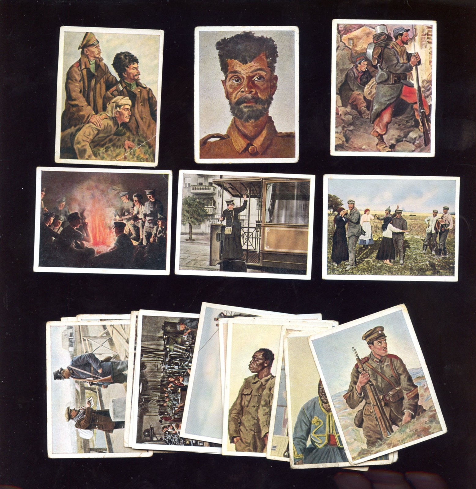 1930\'s Eckstein Halpaus German Der Weltkrieg Great War Card Lot 27 Diff G/EX+