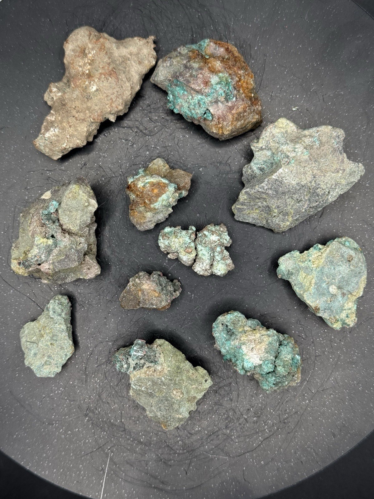 Michigan Native Copper Ore Lot – 1/2 lb – Natural Patina – Keweenaw Peninsula